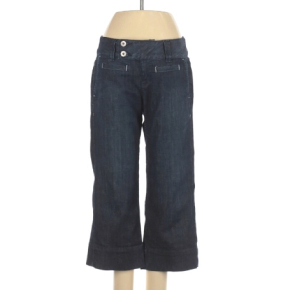 Lucky Brand Denim - Lucky Brand Crop Flare Wide Leg Jeans, Size 25